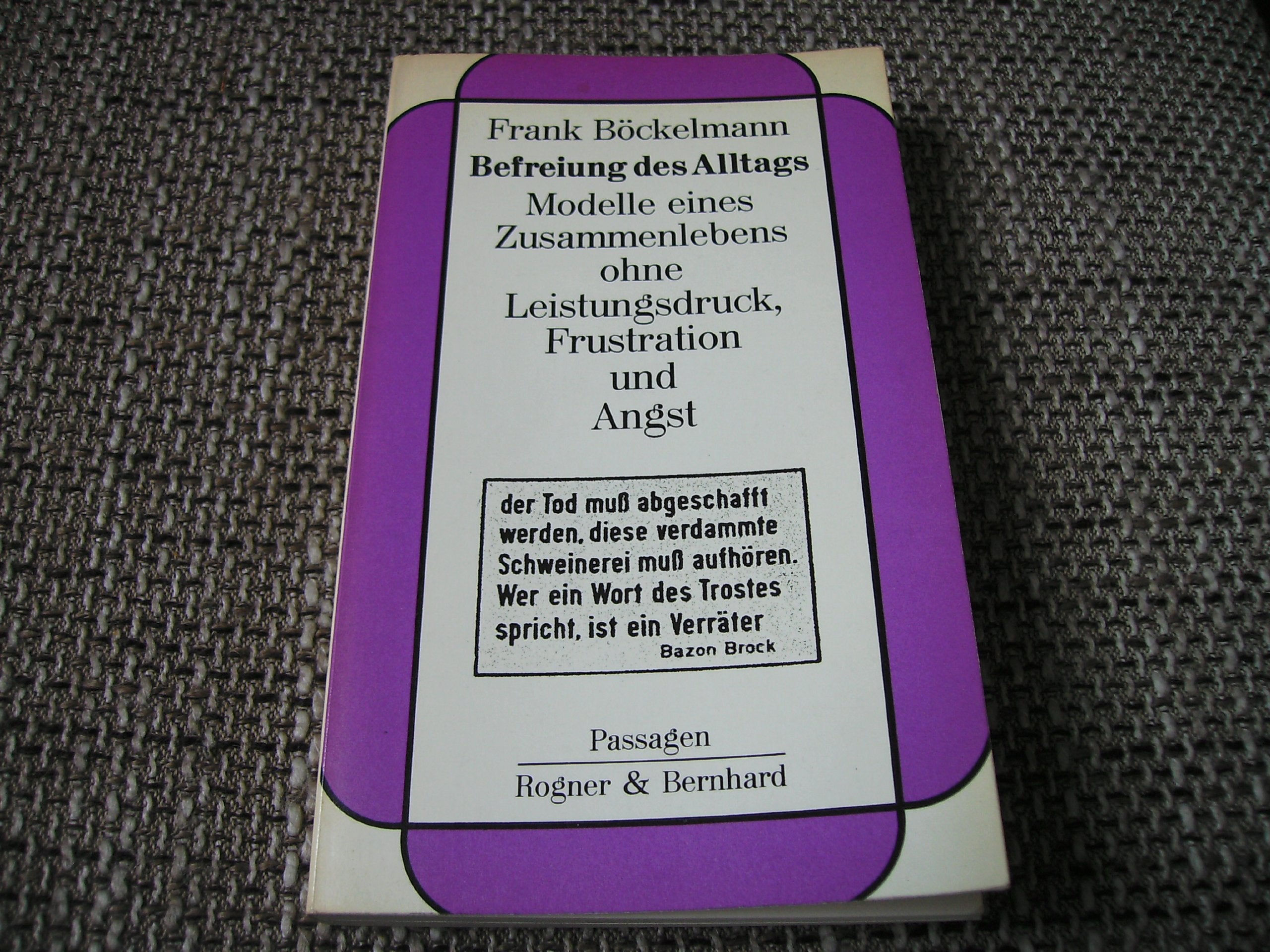 Befreiung des Alltags Social Sciences Books