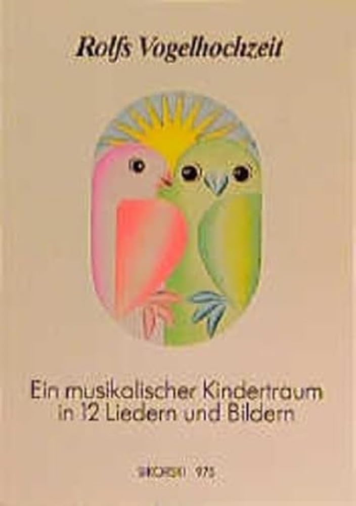 Rolfs Vogelhochzeit. Best.-Nr. 975 Sheet Music