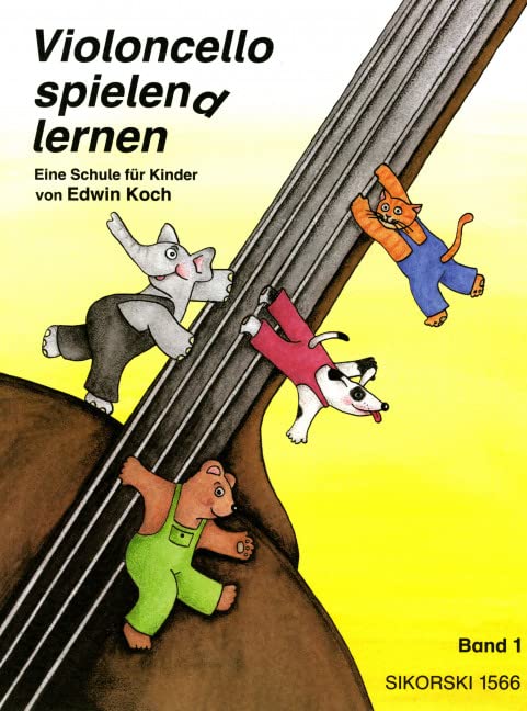 Violoncello spielend lernen, Bd.1: Bd 1. Violoncello. (Violoncello spielen(d) lernen. Eine Schule für Kinder) Sheet Music