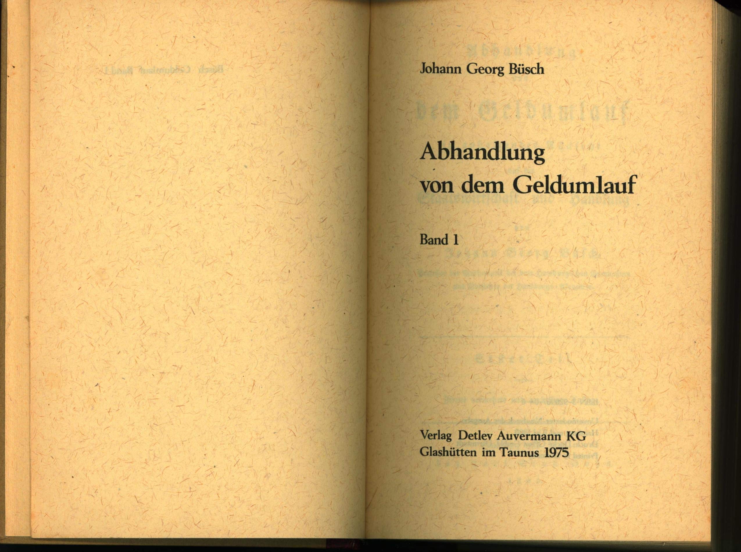 Abhandlung von dem Geldumlauf Band 1. Business, Finance & Career