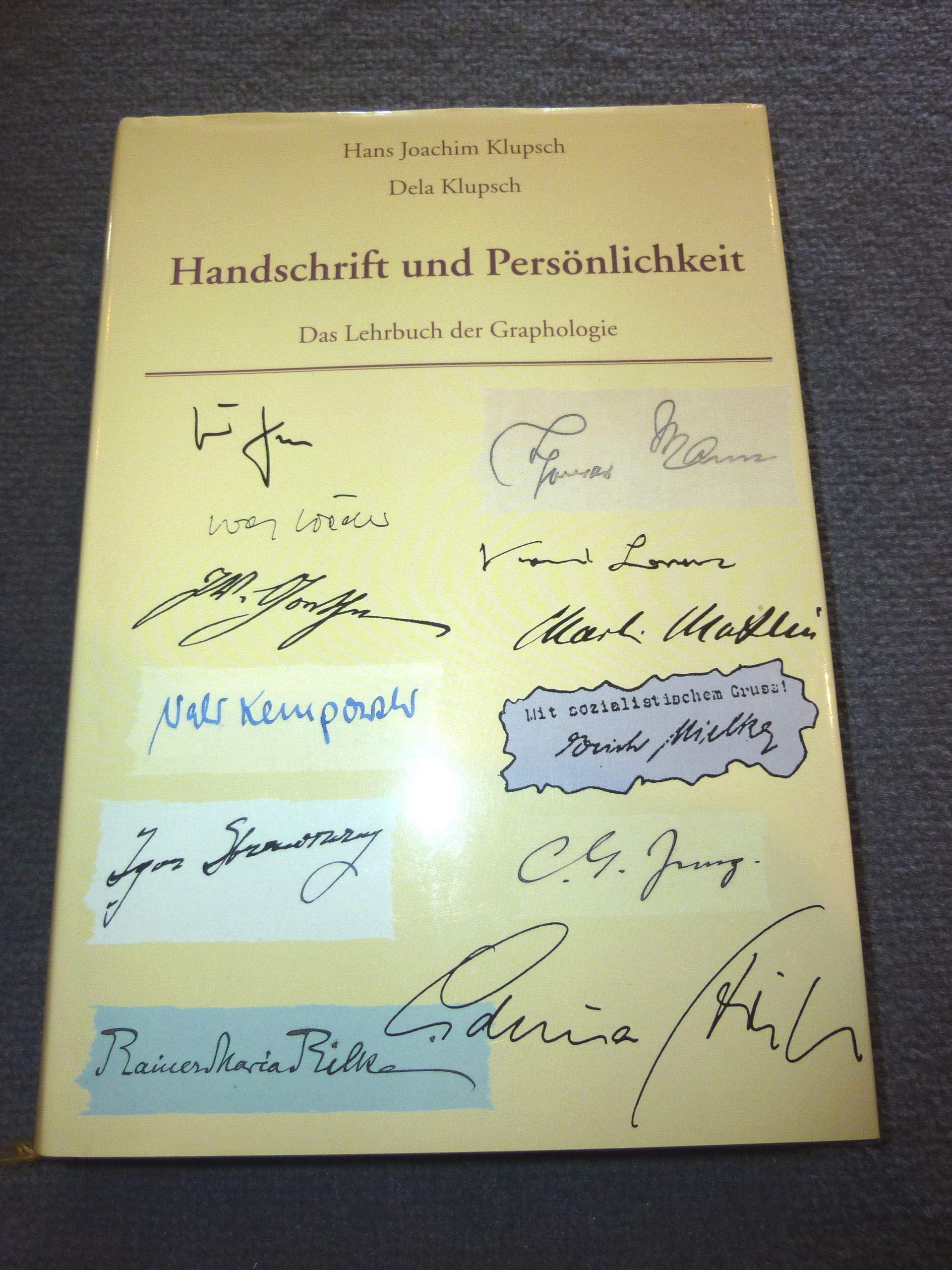 Handschrift und Persönlichkeit: Das Lehrbuch der Graphologie. Inclusive Schriftprobenband Books