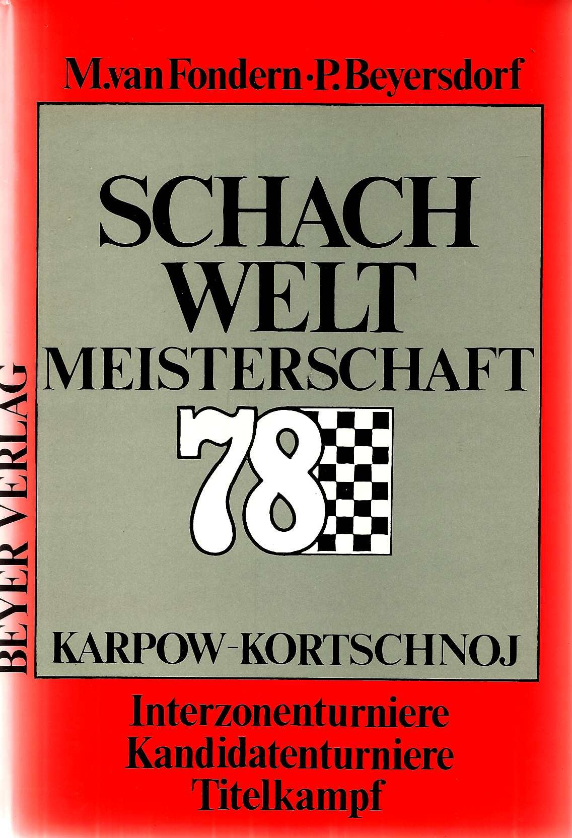 Schach-Weltmeisterschaft 78: Karpow - Kortschnoj Books
