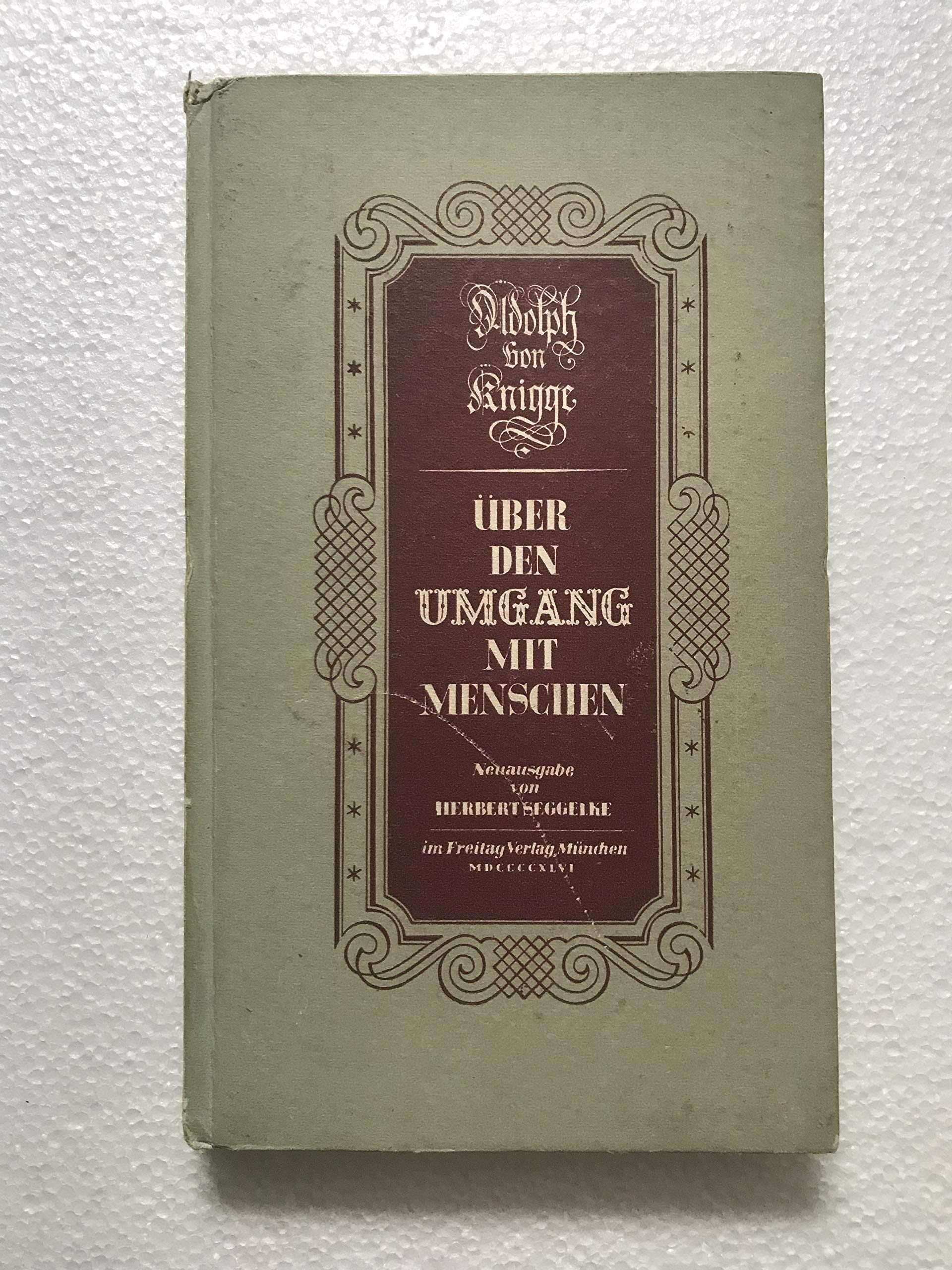 Über den Umgang mit Menschen. Mit Zeichnungen von A. Paul Weber. Neuausgabe von Herbert Seggelke. Books