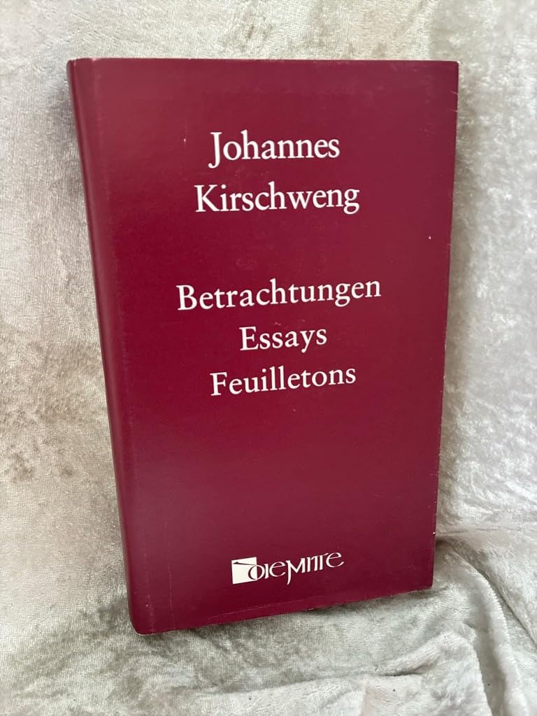 Gesammelte Werke: Betrachtungen, Essays, Feuilletons 1 Media & Communication