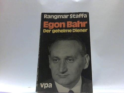 Egon Bahr, "der geheime Diener". Biografie Books