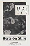 Worte der Stille: Japanische Gedichte Books