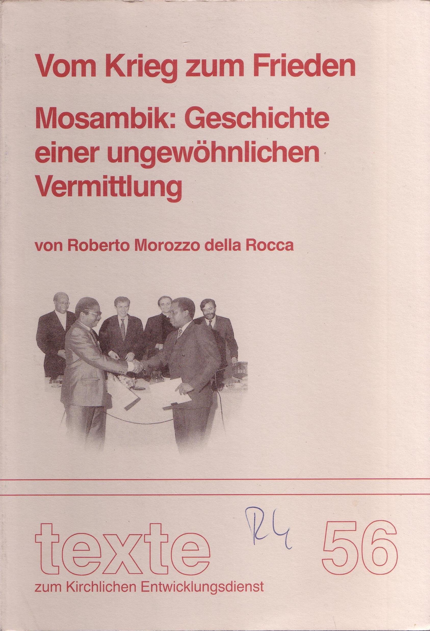 Vom Krieg zum Frieden: Mosambik: Geschichte einer ungewöhnlichen Vermittlung book