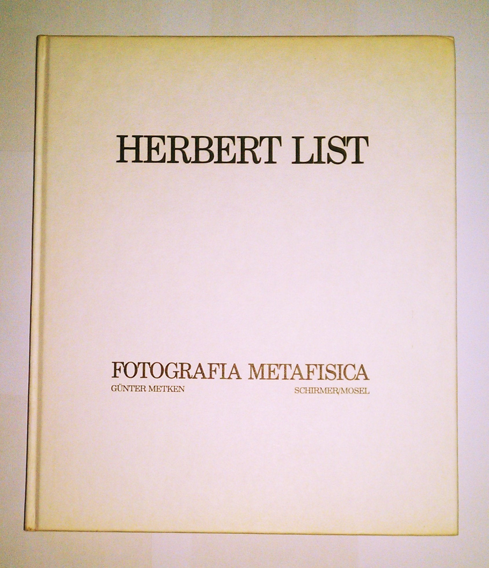 Herbert List. Fotografia metafisica Photography