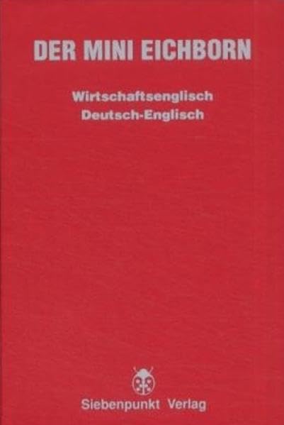 Der Mini Eichborn Wirtschaftsenglisch, Bd.2: Deutsch - Englisch Law