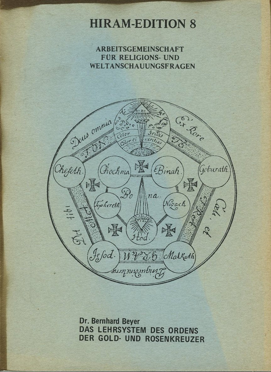 Das Lehrsystem des Ordens der Gold- und Rosenkreuzer Books