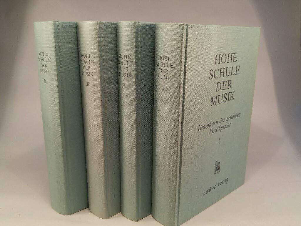 HOHE SCHULE DER MUSIK, Handbuch der gesamten Musikpraxis IV book