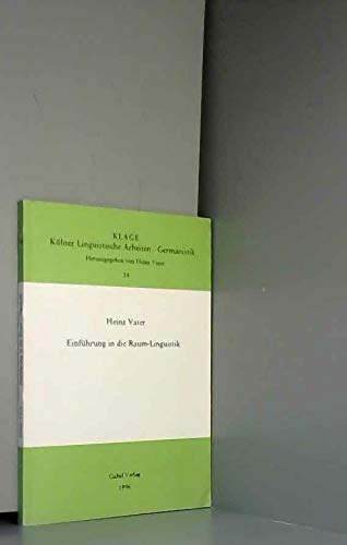 Einführung in die Raum-Linguistik Professional & Reference Books