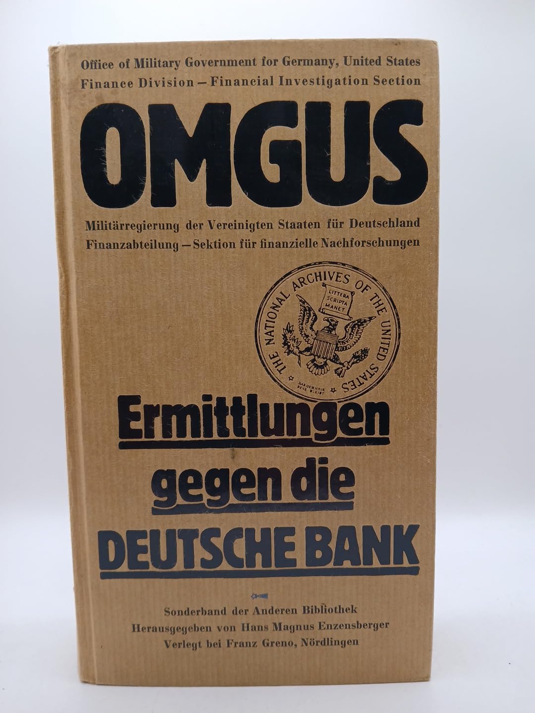 Ermittlungen gegen die Deutsche Bank - 1946/1947 Business, Finance & Career