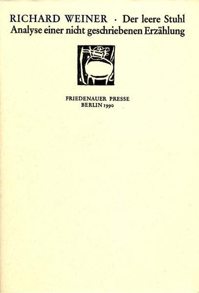 Der leere Stuhl Essays & Short Stories