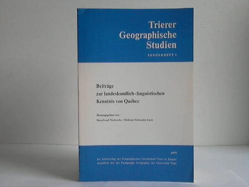 Beiträge zur landeskundlich-linguistischen Kenntnis von Québec. Books