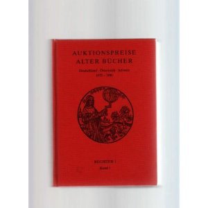 Auktionspreise alter Bücher / Register I (1975-1990): A - K - Radtke, Friedrich book