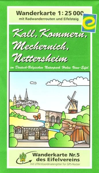 Kall, Kommern, Mechernich, Nettersheim: Wanderkarte. Ausgabe 2008 (Karten des Eifelvereins) Leisure, Home & Garden
