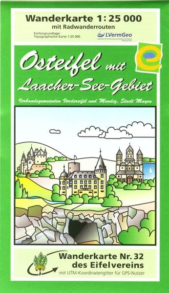 WK Osteifel: Wanderkarte 32 des Eifelvereins (Karten des Eifelvereins) Leisure, Home & Garden