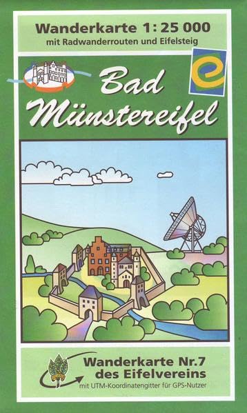 Bad Münstereifel: Wanderkarte Nr. 7 des Eifelvereins (1:25.000) (Karten des Eifelvereins) Geology & Geography