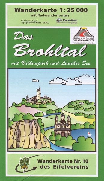 WK Brohltal: Wanderkarte Nr. 10 des Eifelvereins (Karten des Eifelvereins) Leisure, Home & Garden