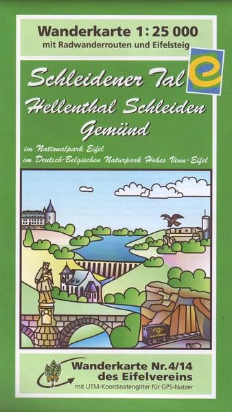 Schleidener Tal 1:25.000 - Schleiden Hellenthal Gemünd (Wanderkarte 4/14 des Eifelvereins) Leisure, Home & Garden