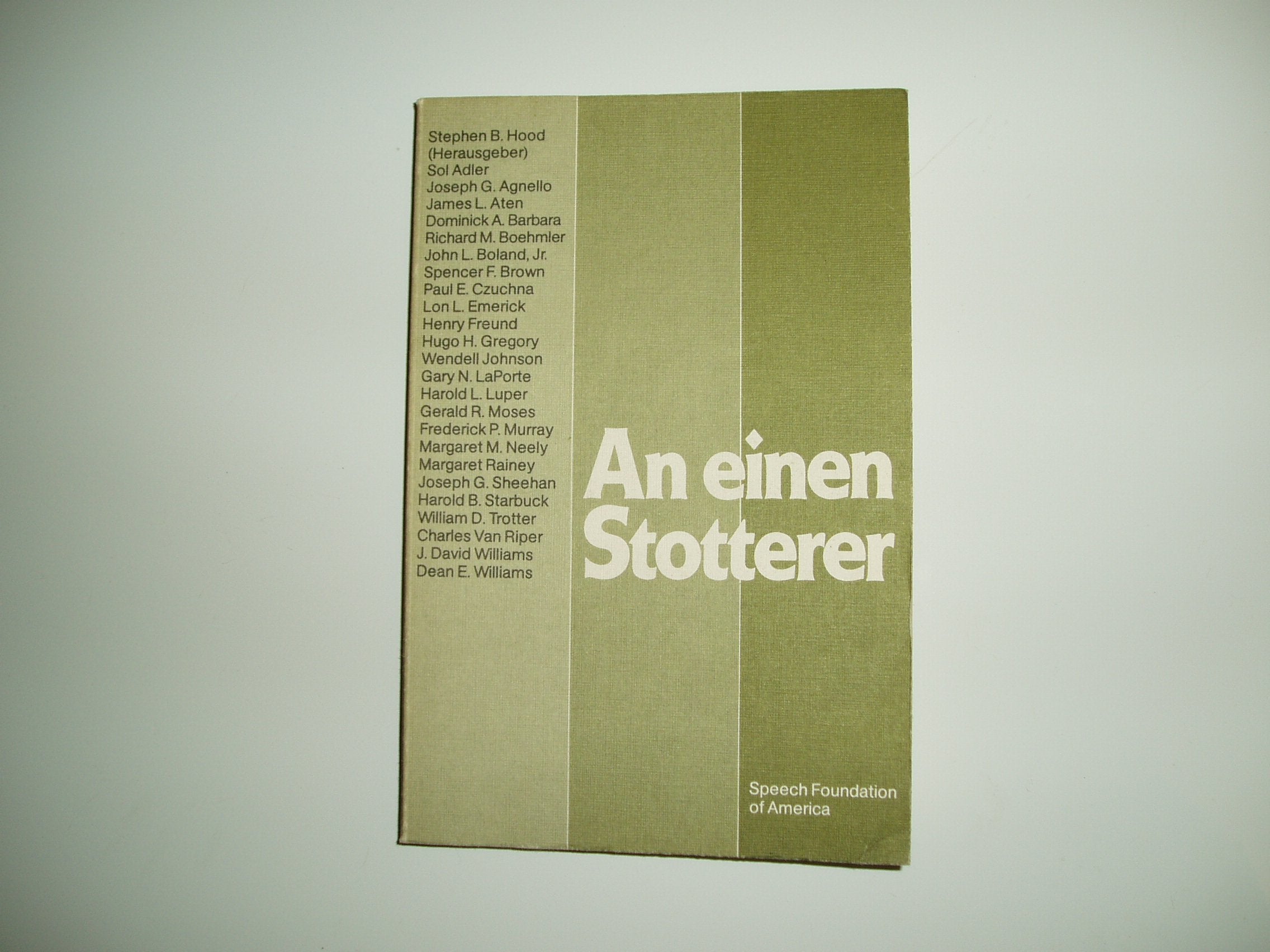 An einen Stotterer Medicine