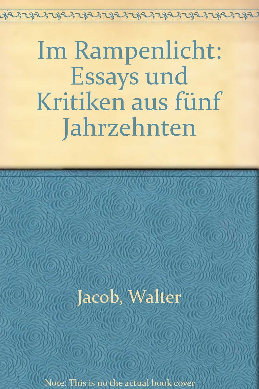 Im Rampenlicht. Essays und Kritiken aus fünf Jahrzehnten Books