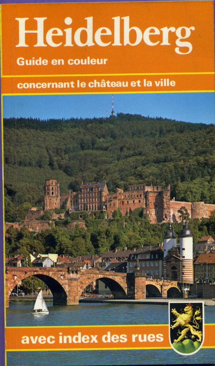 Heidelberg - guide en couleur concernant le château et la ville avec index des rues book