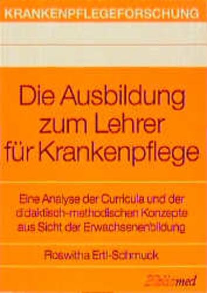 Die Ausbildung zum Lehrer für Krankenpflege book