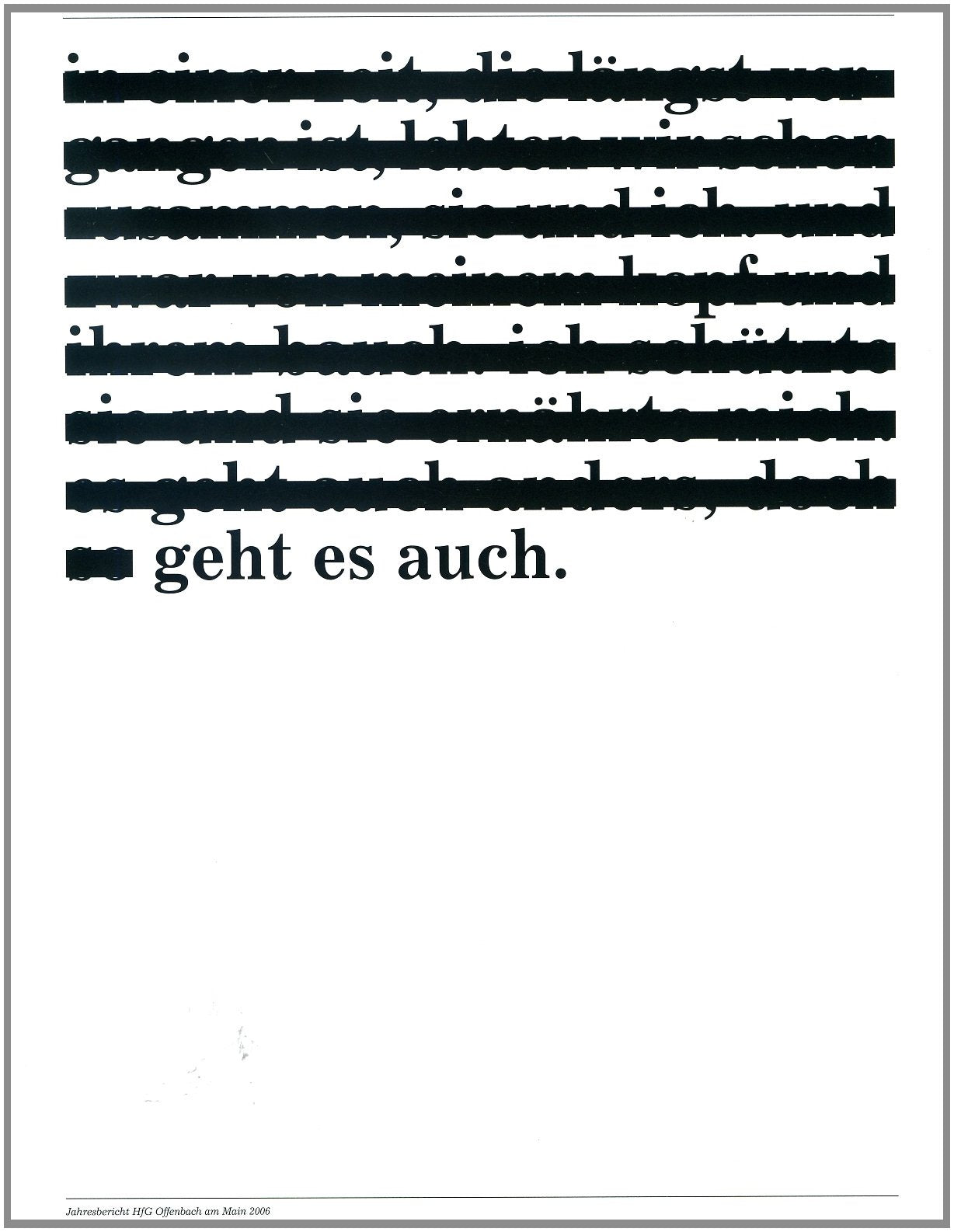 geht es auch (Jahresbericht der Hochschule für Gestaltung Offenbach am Main) Books