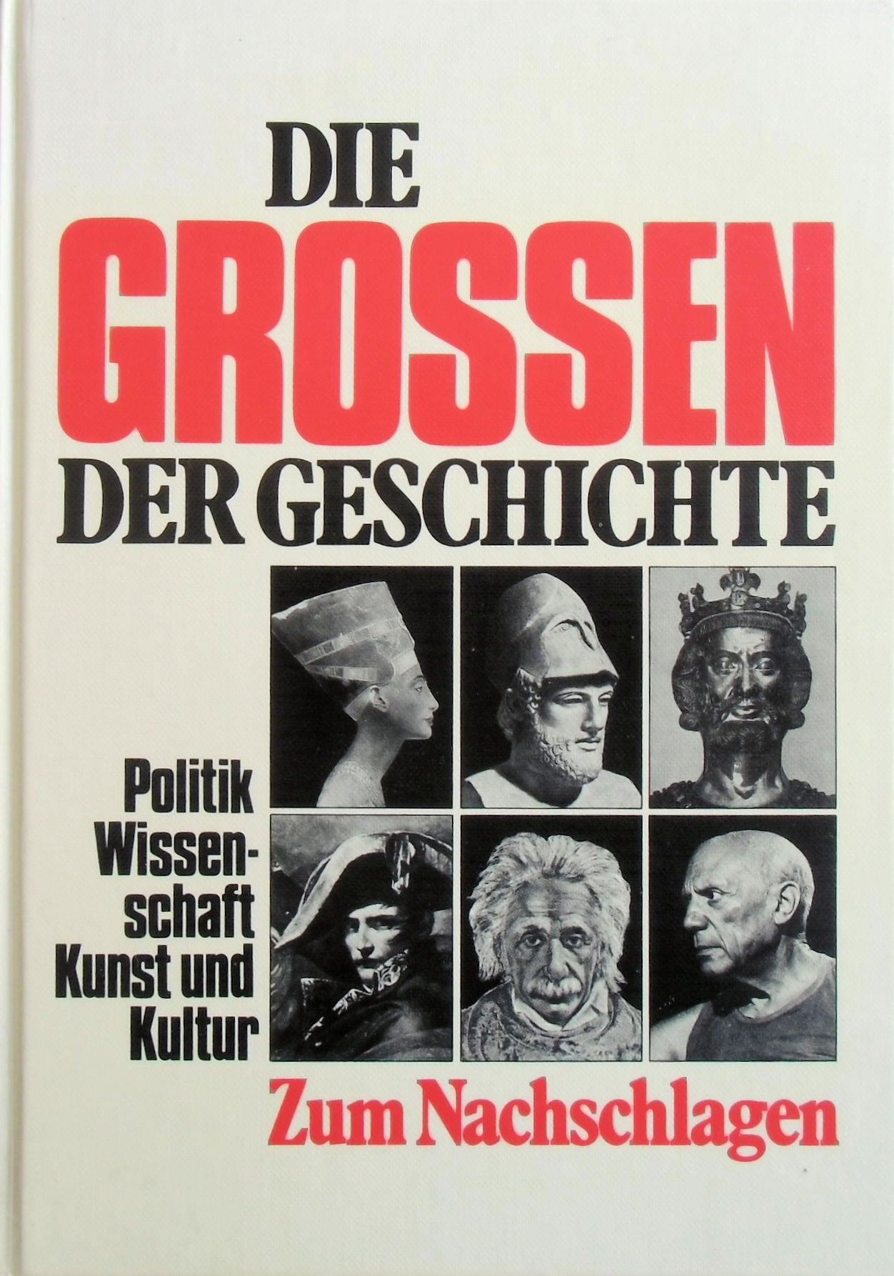 Die Grossen der Geschichte. Politik, Wissenschaft, Kunst und Kultur. Books