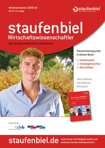Staufenbiel Wirtschaftswissenschaftler 2009/10 Business, Finance & Career