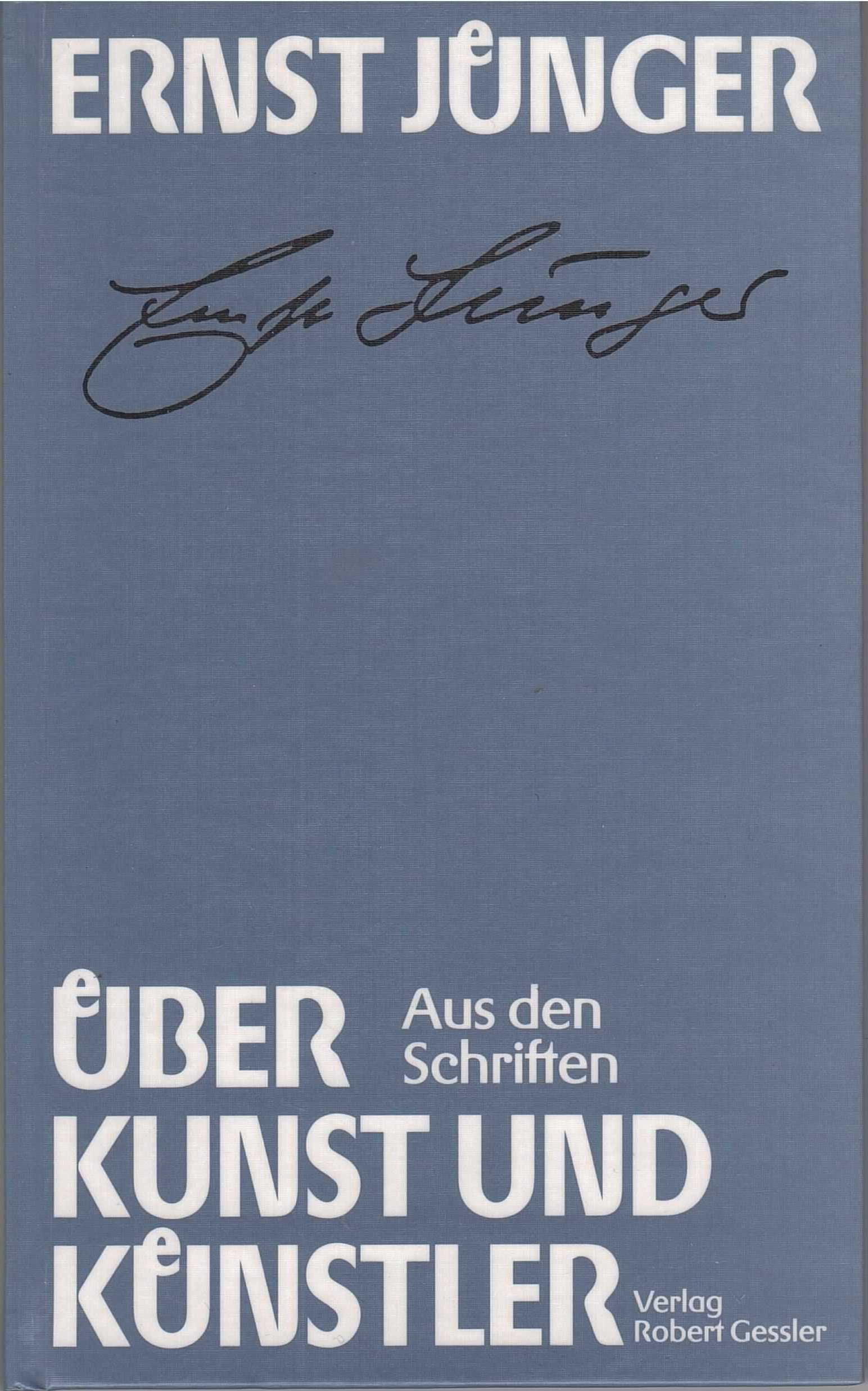 Über Kunst und Künstler: Aus den Schriften Professional & Reference Books