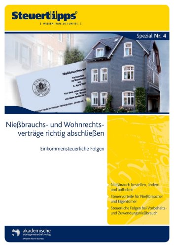 Niessbrauchs- und Wohnrechtsverträge richtig abschliessen book