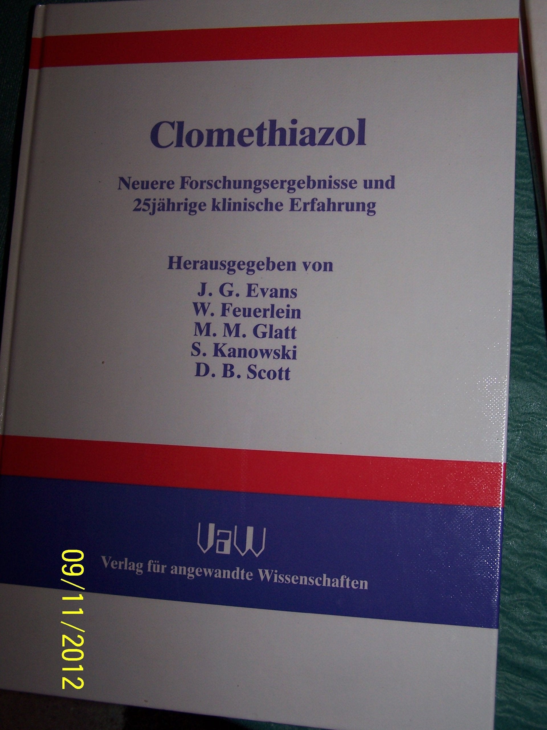 Clomethiazol. Neuere Forschungsergebnisse und 25jährige klinische Erfahrung Books