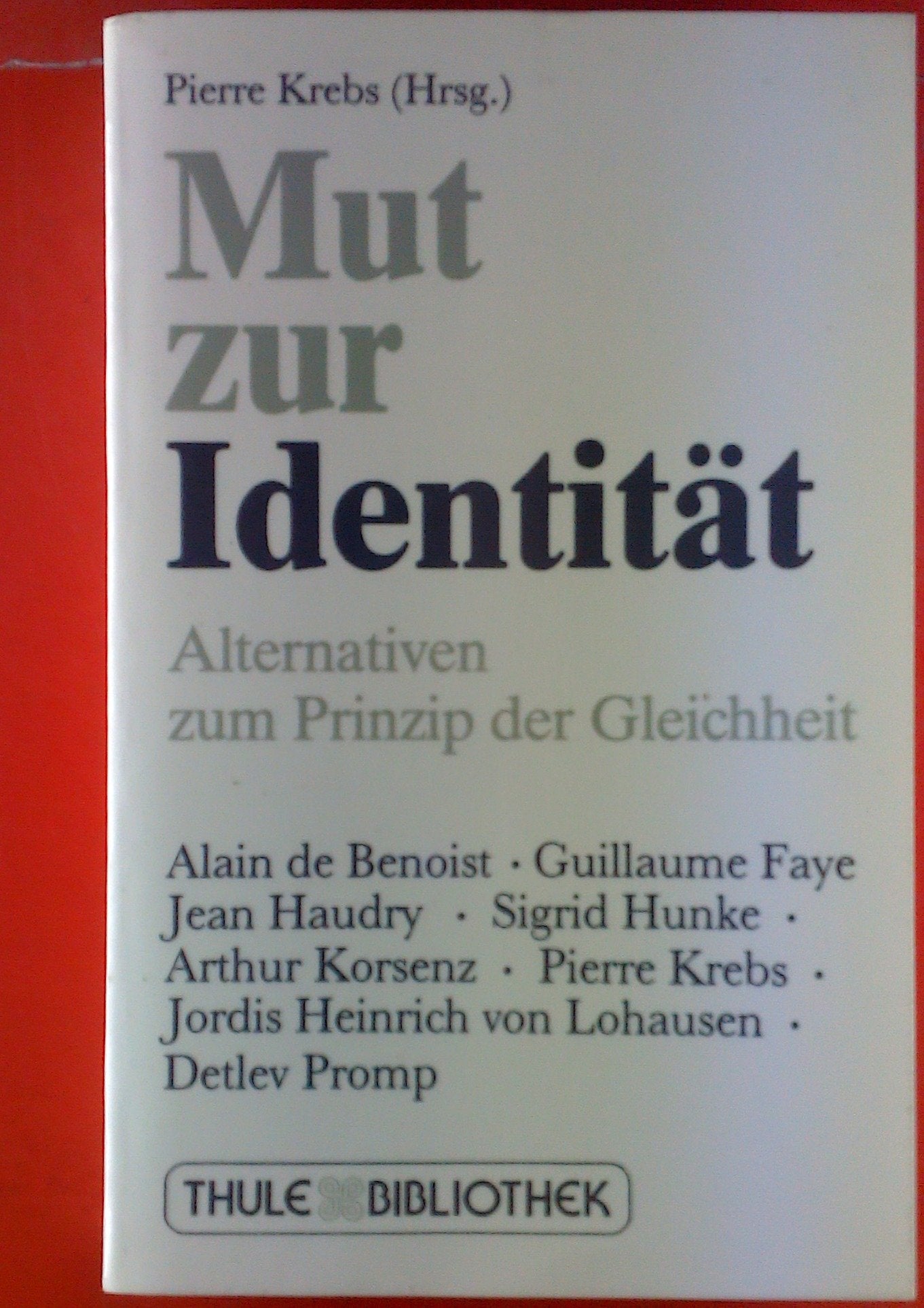 Mut zur Identität: Alternativen zum Dogma der Gleichheit Philosophy