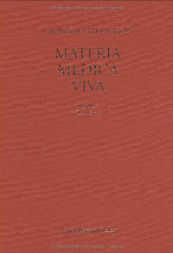 Materia medica viva, Bd. 9., Cicuta virosa - Corallium rubrum Books