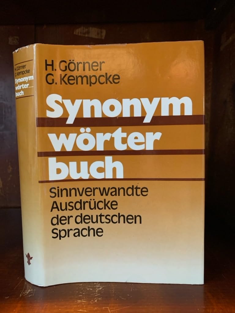 Synonymwörterbuch. Sinnverwandte Ausdrücke der deutschen Sprache Professional & Reference Books