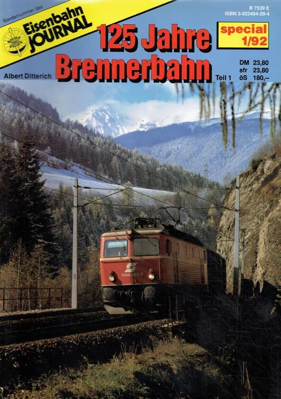 125 Jahre Brennerbahn Books