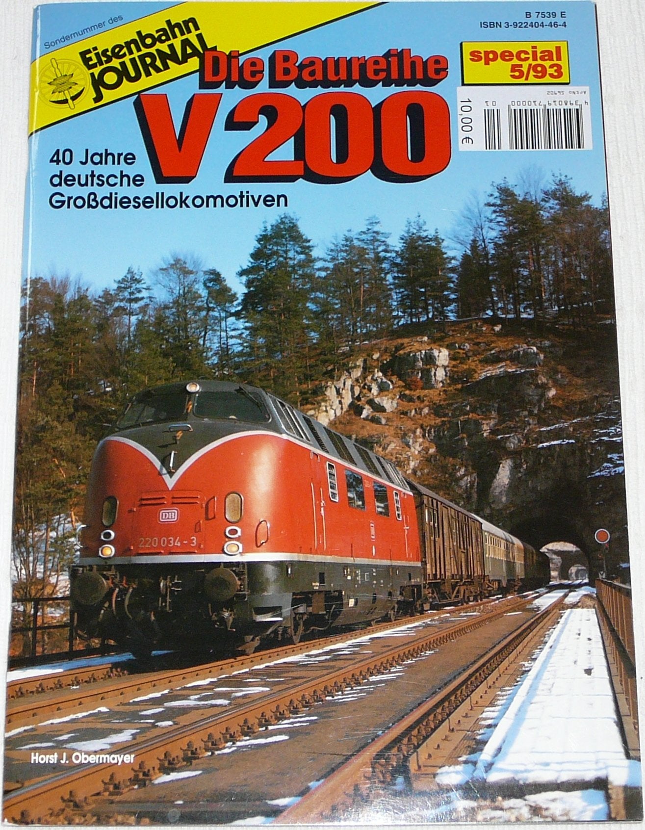 Die Baureihe V 200: 40 Jahre deutsche Grossdiesellokomotiven (Specialausgaben des Eisenbahn-Journals) - Obermayer, Horst J book