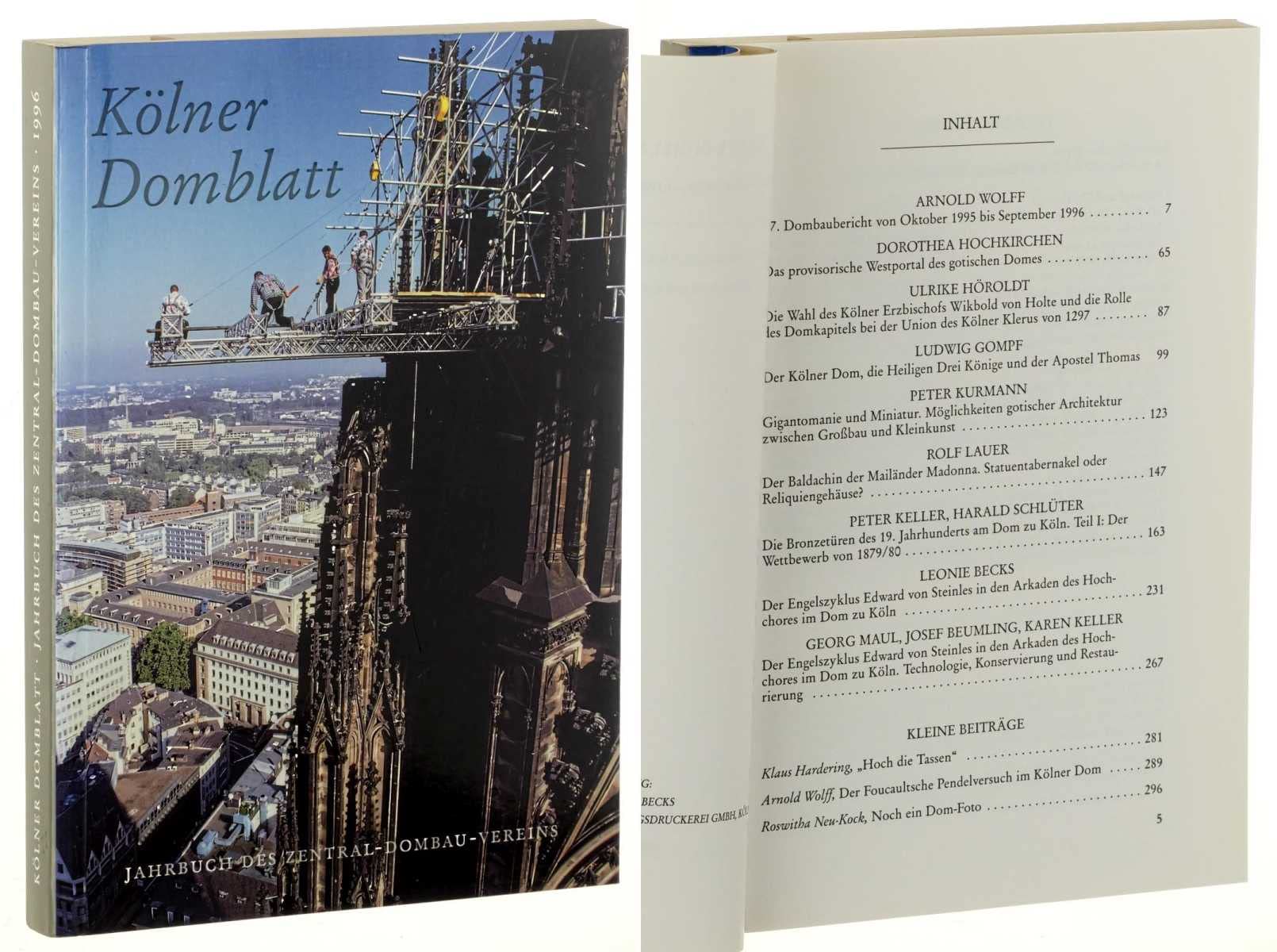 Kölner Domblatt 1996. Jahrbuch des Zentral-Dombau-Vereins (Kölner Domblätter) Books