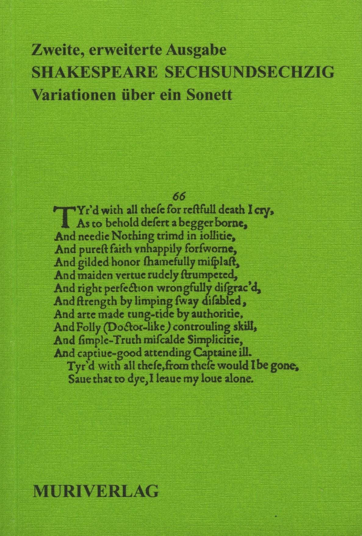 Shakespeare Sechsundsechzig. 3., erneut erweiterte Auflage book