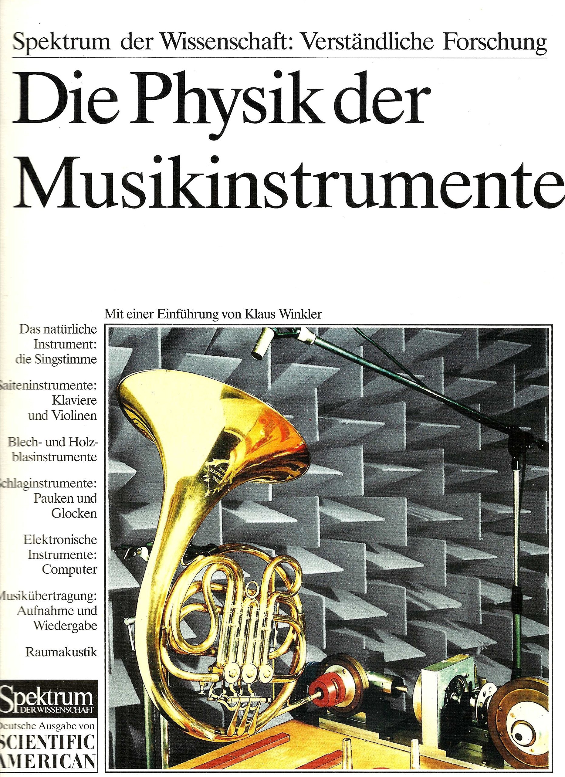 Die Physik der Musikinstrumente (Verständliche Forschung) Law