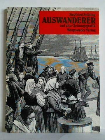 Auswanderer auf alter Zeitungsgrafik Film, Art & Culture