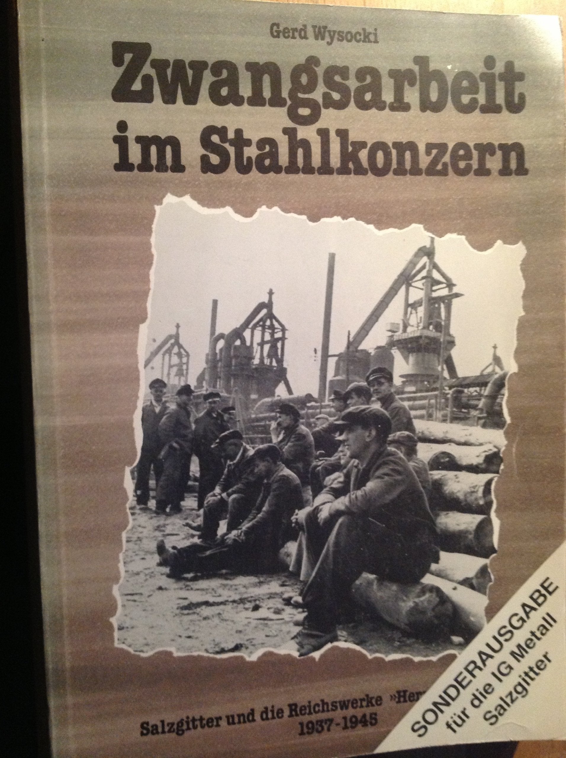 Zwangsarbeit im Stahlkonzern. Salzgitter und die Reichswerke Hermann Göring 1937-1945 (Livre en allemand) book