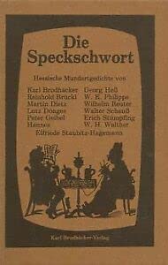 Die Speckschwort. Hessische Mundartgedichte book