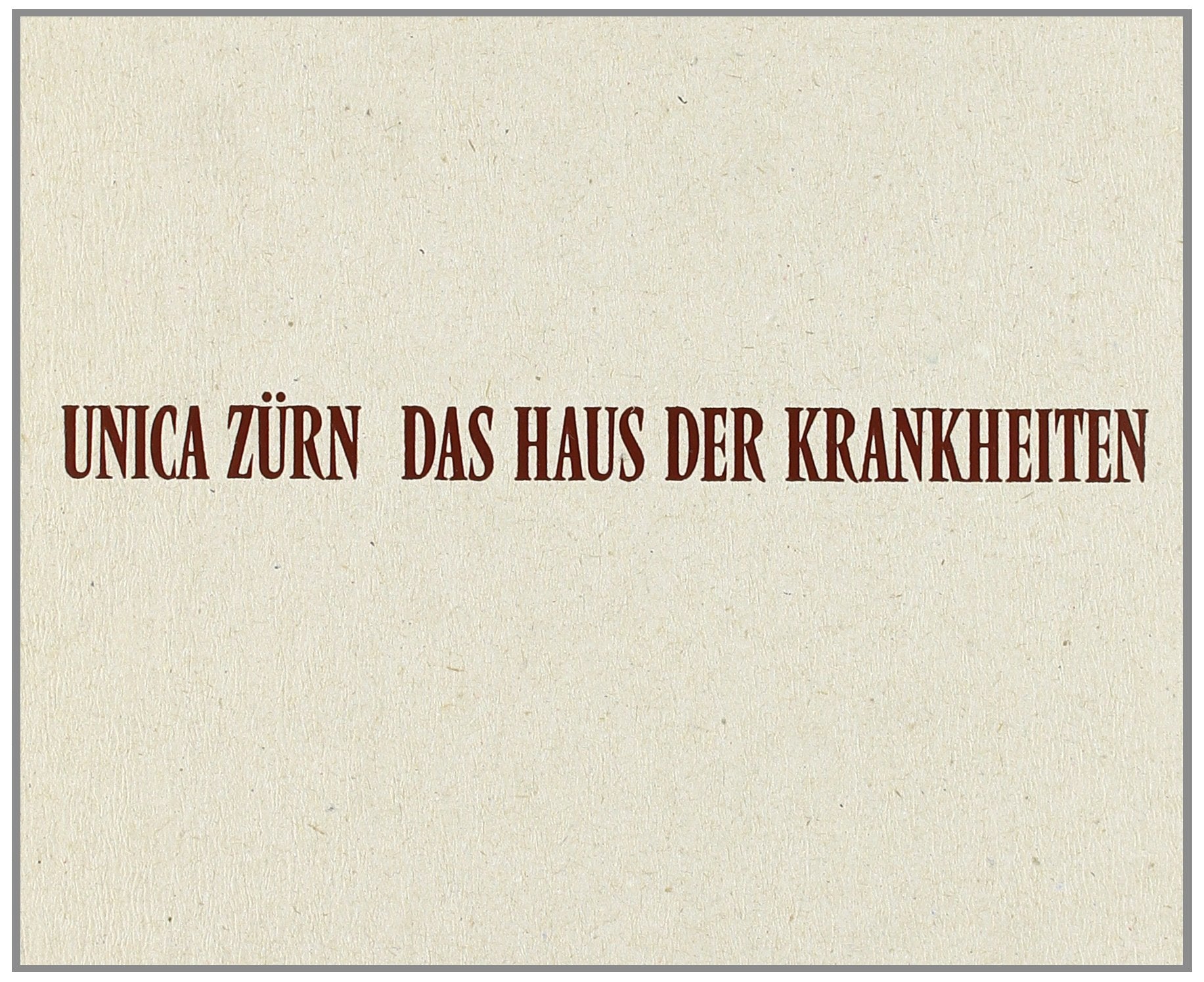 Das Haus der Krankheiten Medicine