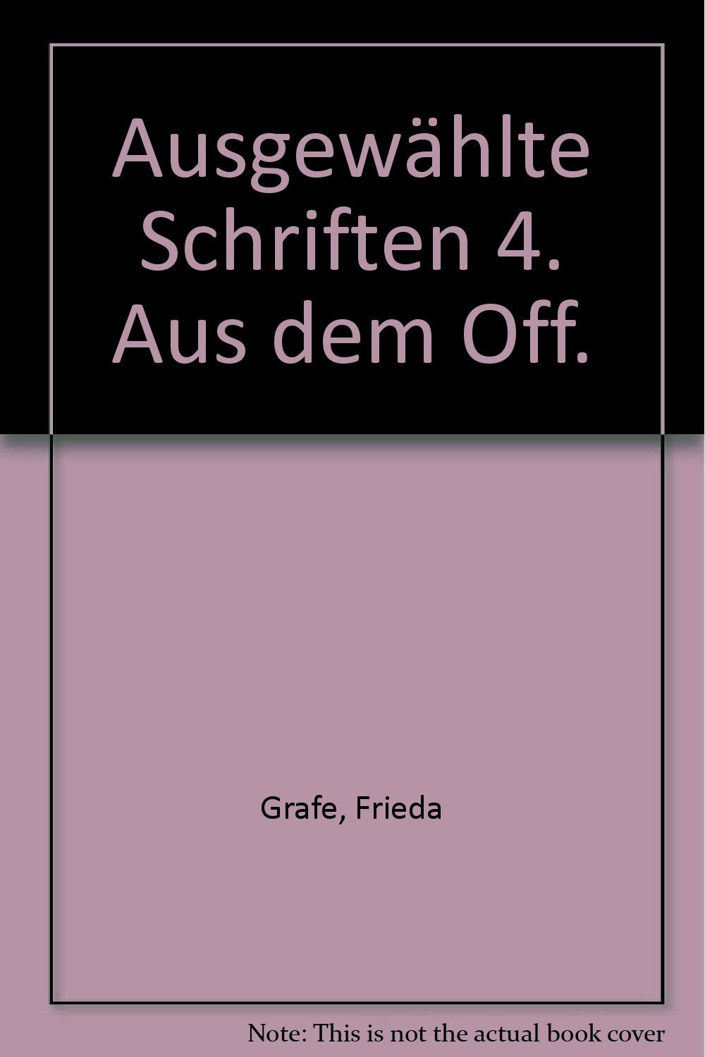 Aus dem Off: Zum Kino in den Sechzigern. Mit Auszügen aus den Briefwechsel zwischen Josef Sternberg und Frieda Grafe. Film, Art & Culture