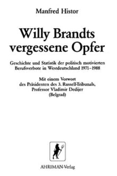 Willy Brandts vergessene Opfer book