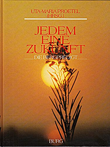 Jedem eine Zukunft - Die Bergpredigt. Books